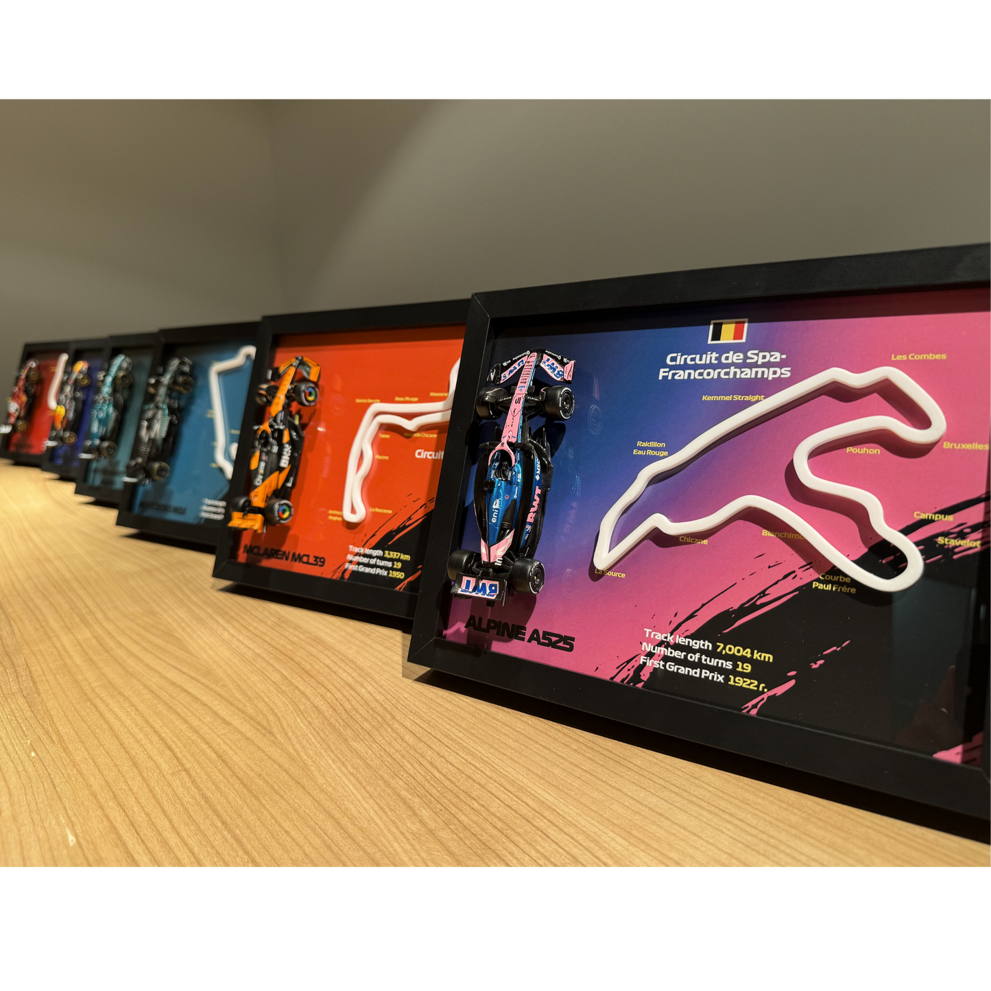 Ramka z Modelem F1 – Twój Zespół i Tor