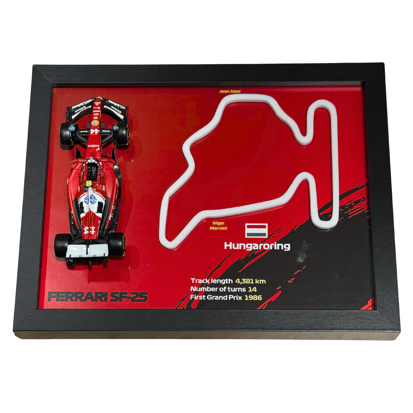 Ramka z Modelem F1 – Twój Zespół i Tor