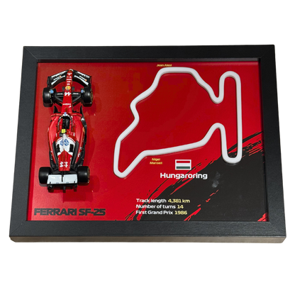 Ramka z Modelem F1 – Twój Zespół i Tor