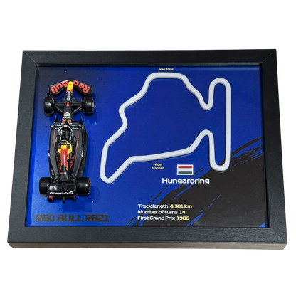 Ramka z Modelem F1 – Twój Zespół i Tor