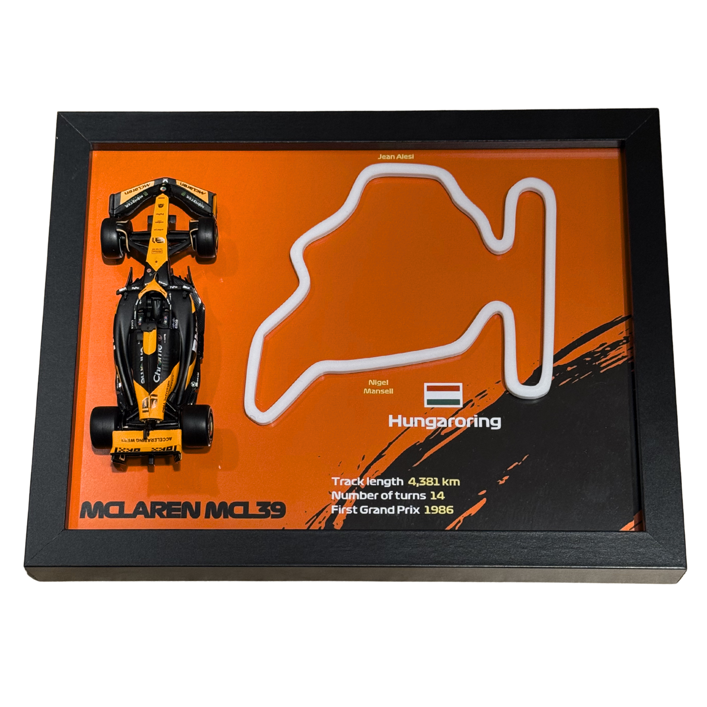 Ramka z Modelem F1 – Twój Zespół i Tor