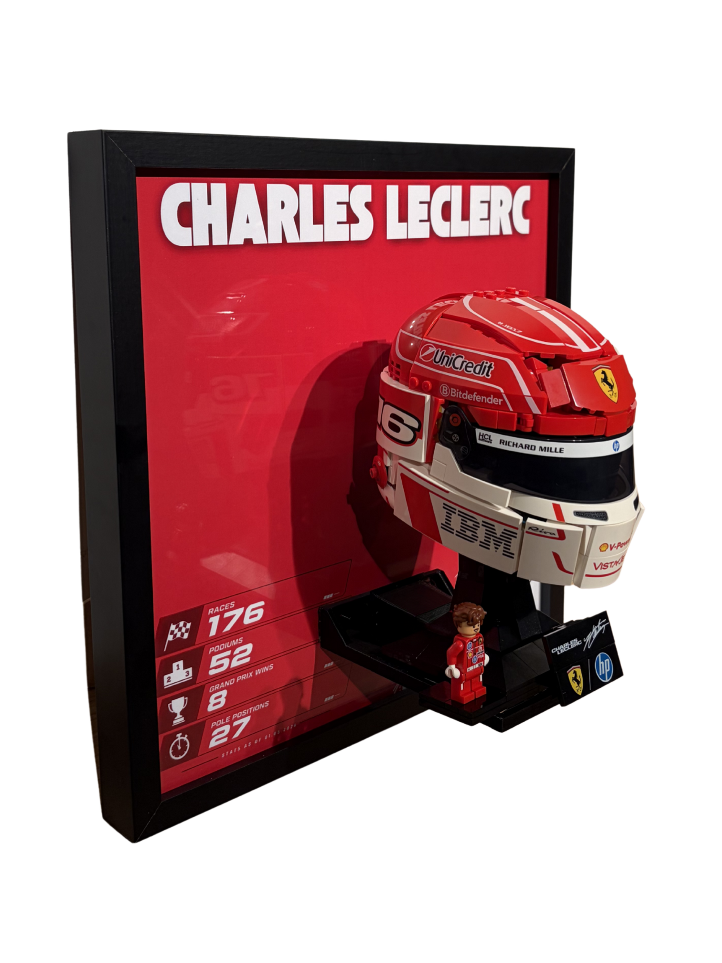 Helmet Frame Charles Leclerc (43014)