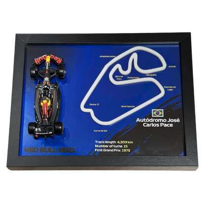 Ramka z Modelem F1 – Twój Zespół i Tor