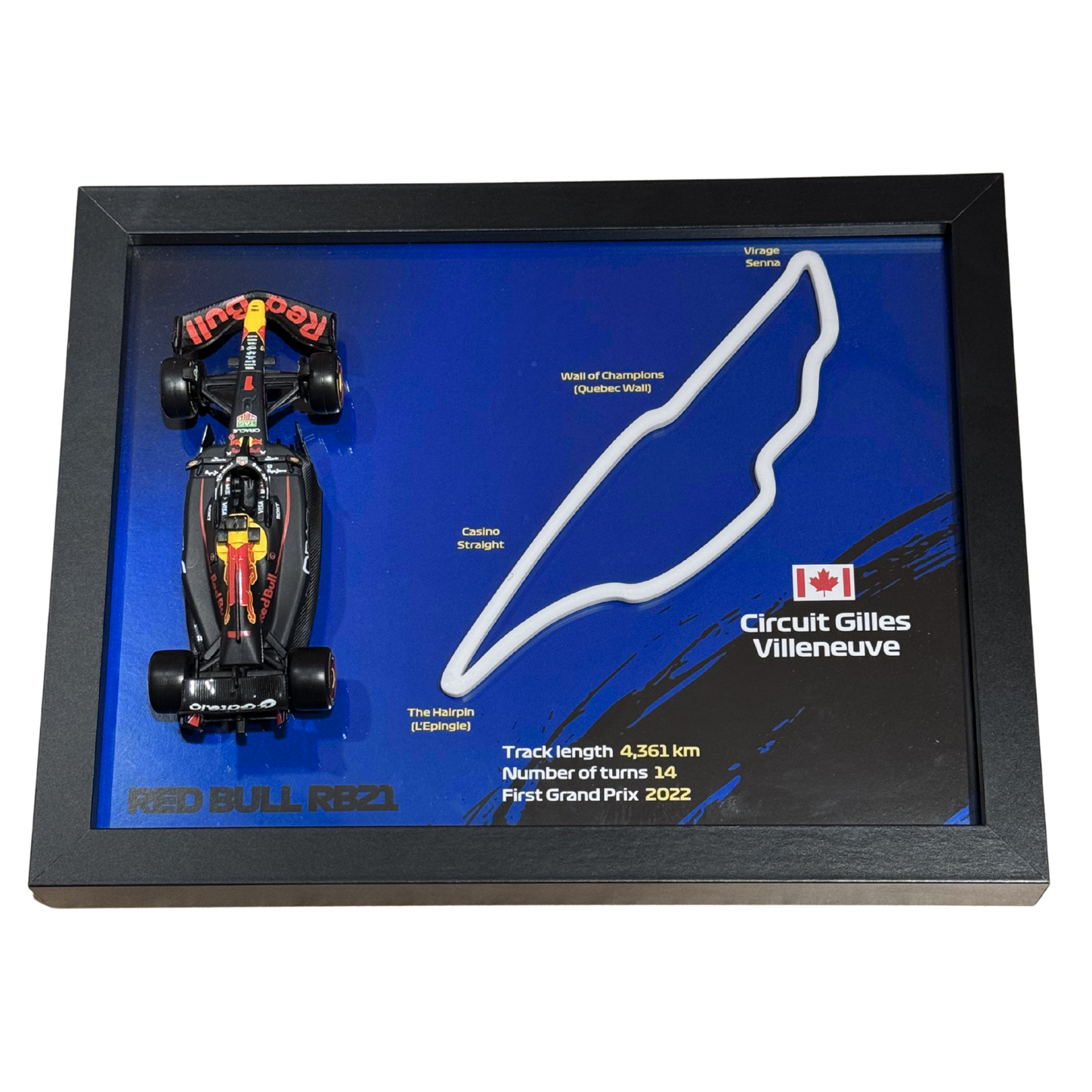 Ramka z Modelem F1 – Twój Zespół i Tor