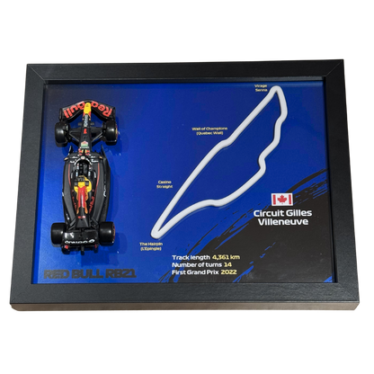 Ramka z Modelem F1 – Twój Zespół i Tor