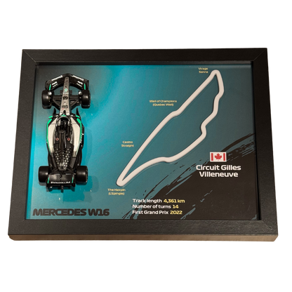 Ramka z Modelem F1 – Twój Zespół i Tor