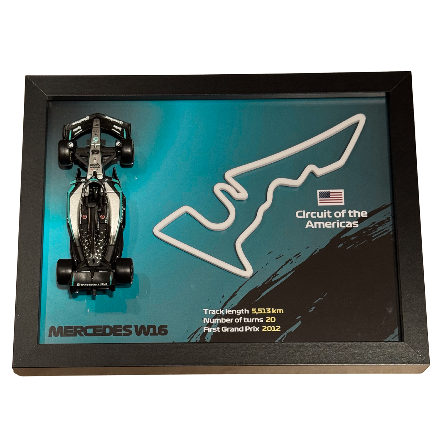 Ramka z Modelem F1 – Twój Zespół i Tor