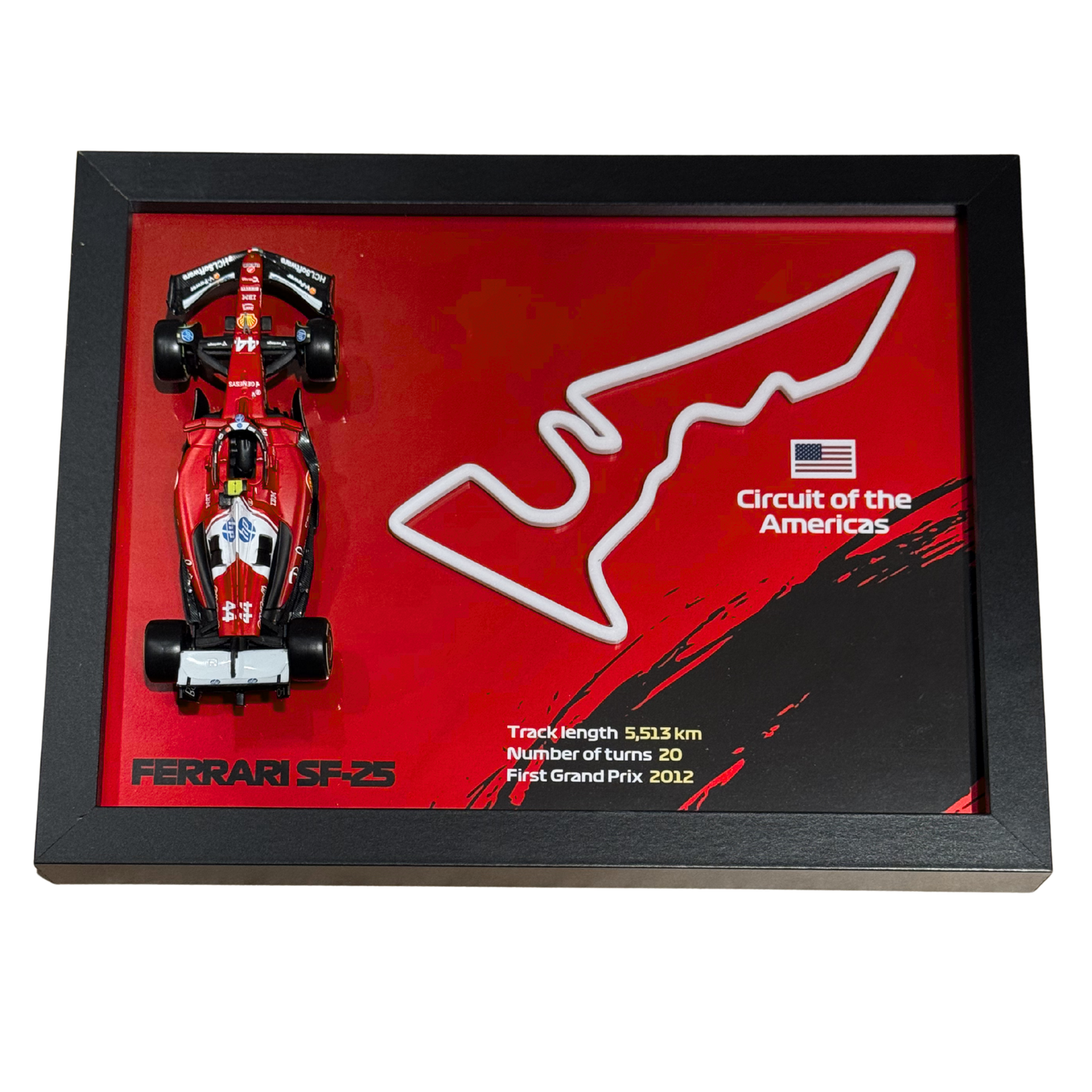 Ramka z Modelem F1 – Twój Zespół i Tor