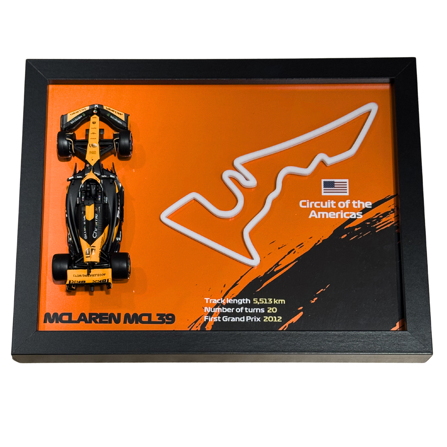 Ramka z Modelem F1 – Twój Zespół i Tor