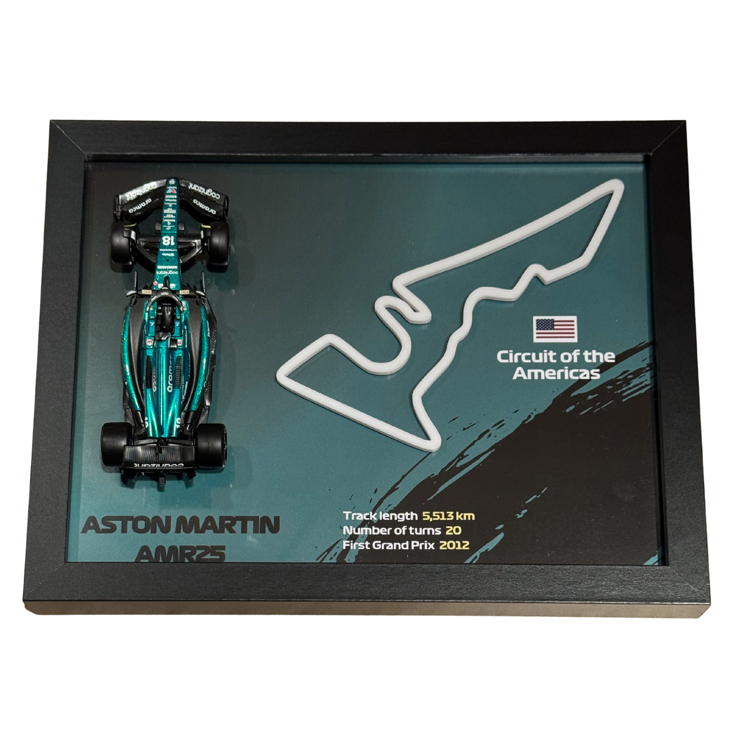 Ramka z Modelem F1 – Twój Zespół i Tor