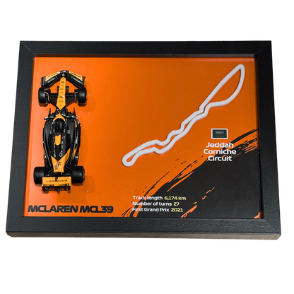 Ramka z Modelem F1 – Twój Zespół i Tor