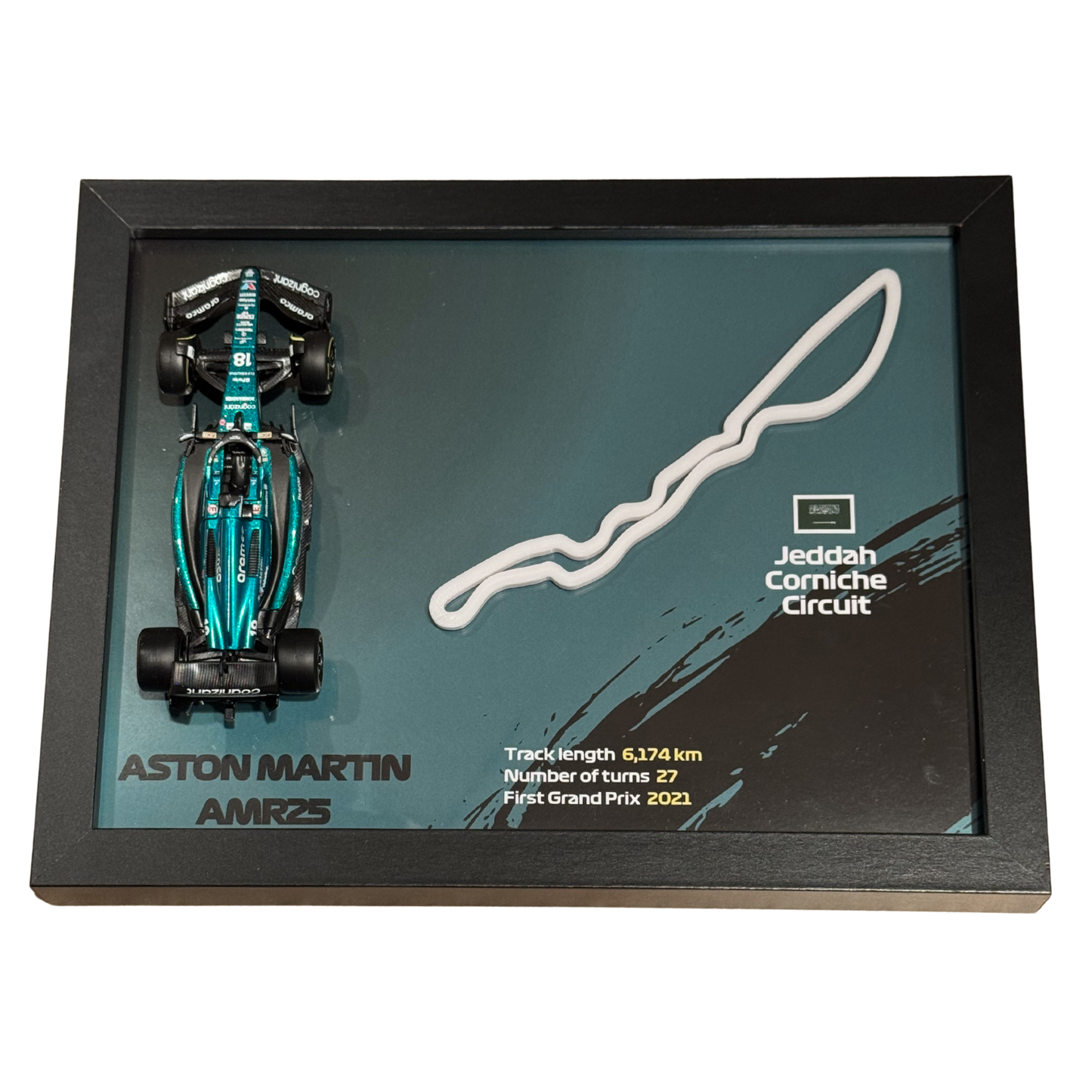 Ramka z Modelem F1 – Twój Zespół i Tor