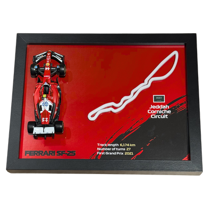 Ramka z Modelem F1 – Twój Zespół i Tor