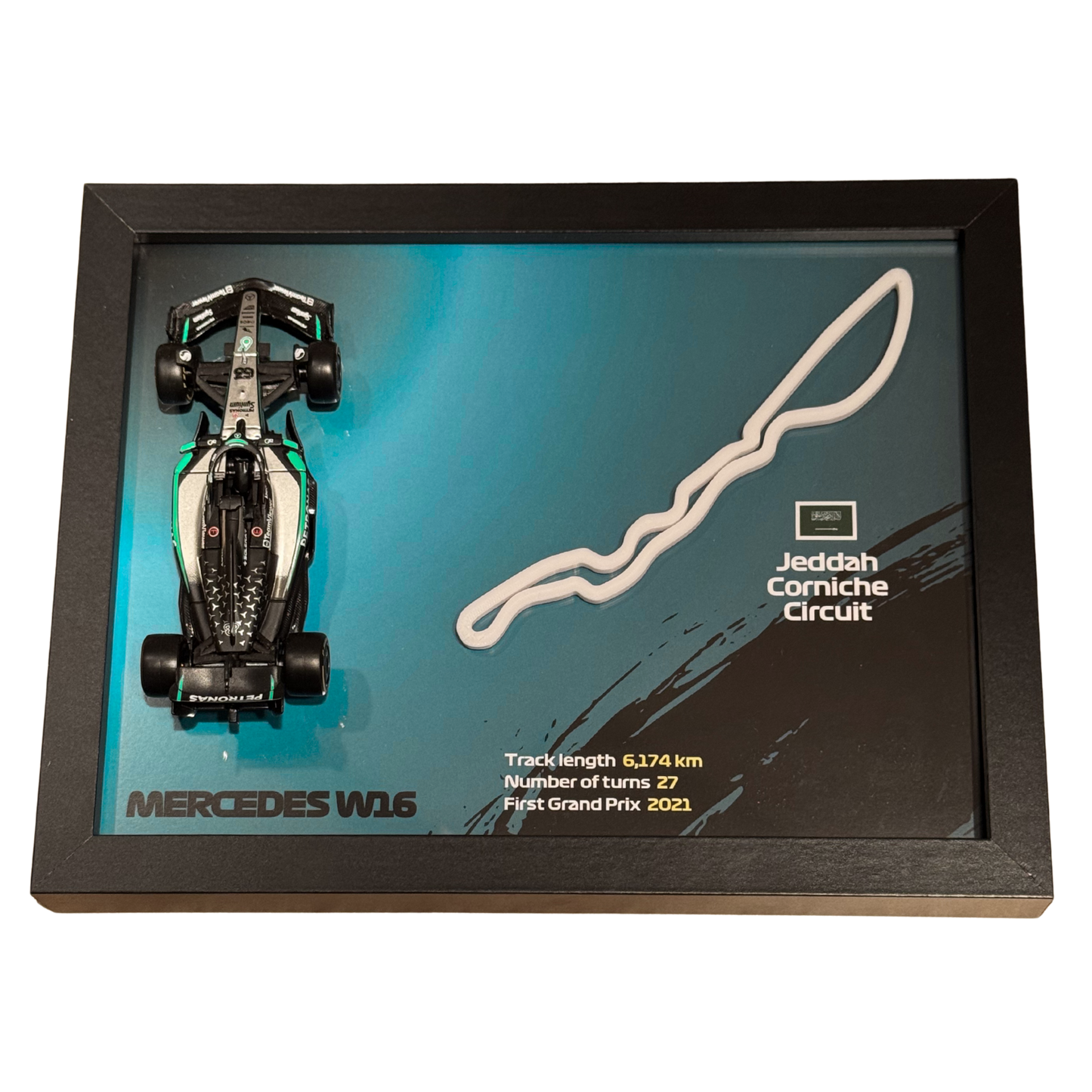 Ramka z Modelem F1 – Twój Zespół i Tor