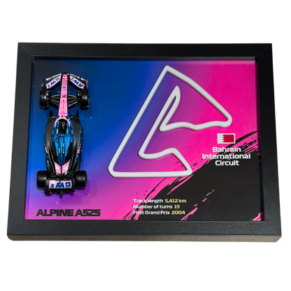 Ramka z Modelem F1 – Twój Zespół i Tor