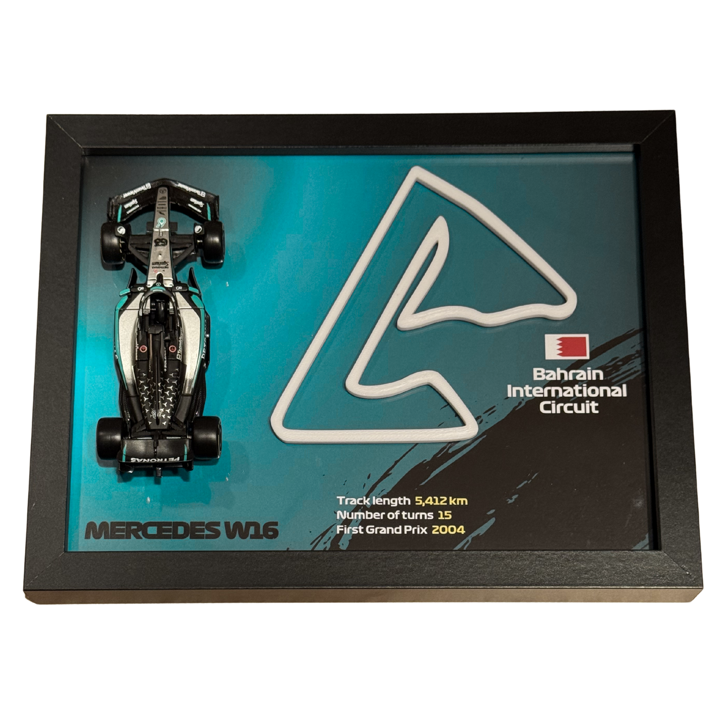 Ramka z Modelem F1 – Twój Zespół i Tor