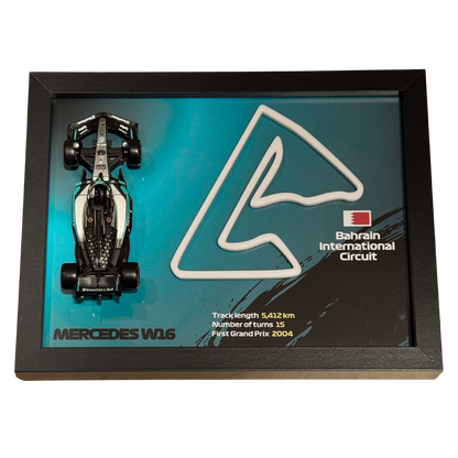 Ramka z Modelem F1 – Twój Zespół i Tor