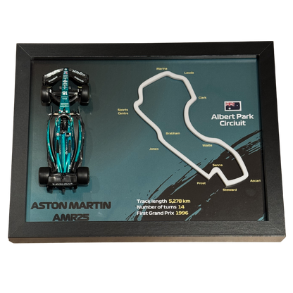 Ramka z Modelem F1 – Twój Zespół i Tor