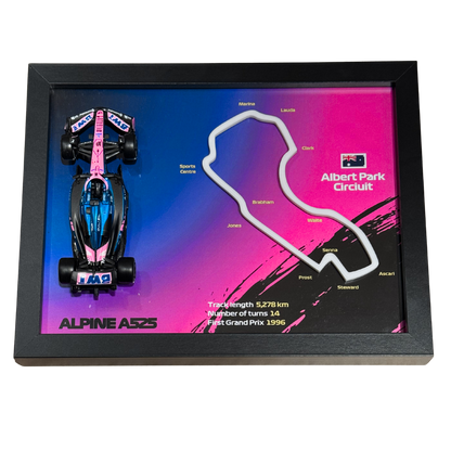 Ramka z Modelem F1 – Twój Zespół i Tor