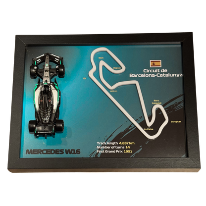 Ramka z Modelem F1 – Twój Zespół i Tor