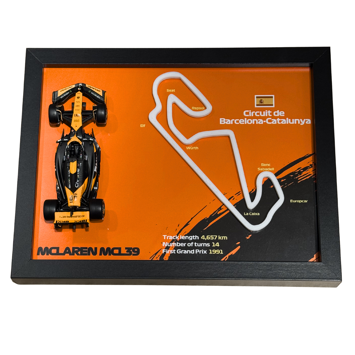 Ramka z Modelem F1 – Twój Zespół i Tor