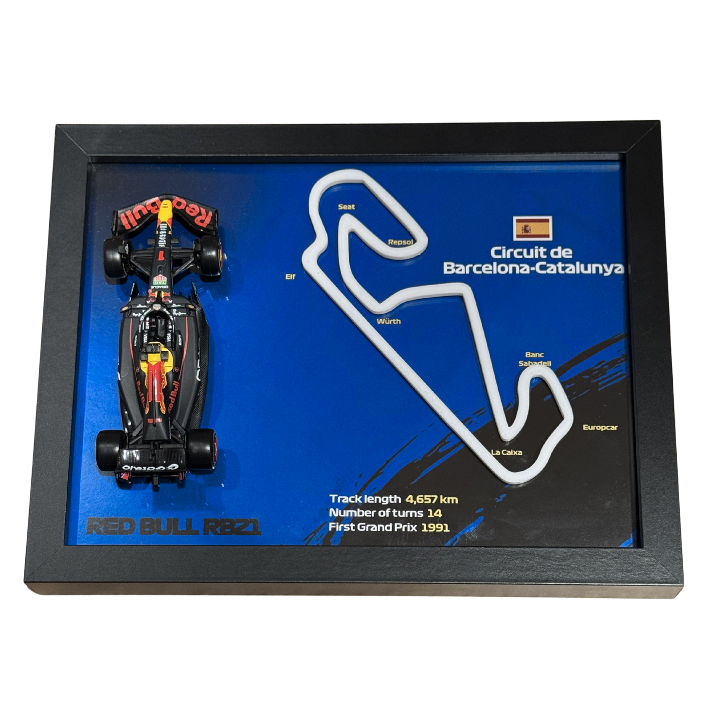 Ramka z Modelem F1 – Twój Zespół i Tor