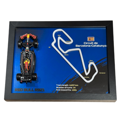 Ramka z Modelem F1 – Twój Zespół i Tor