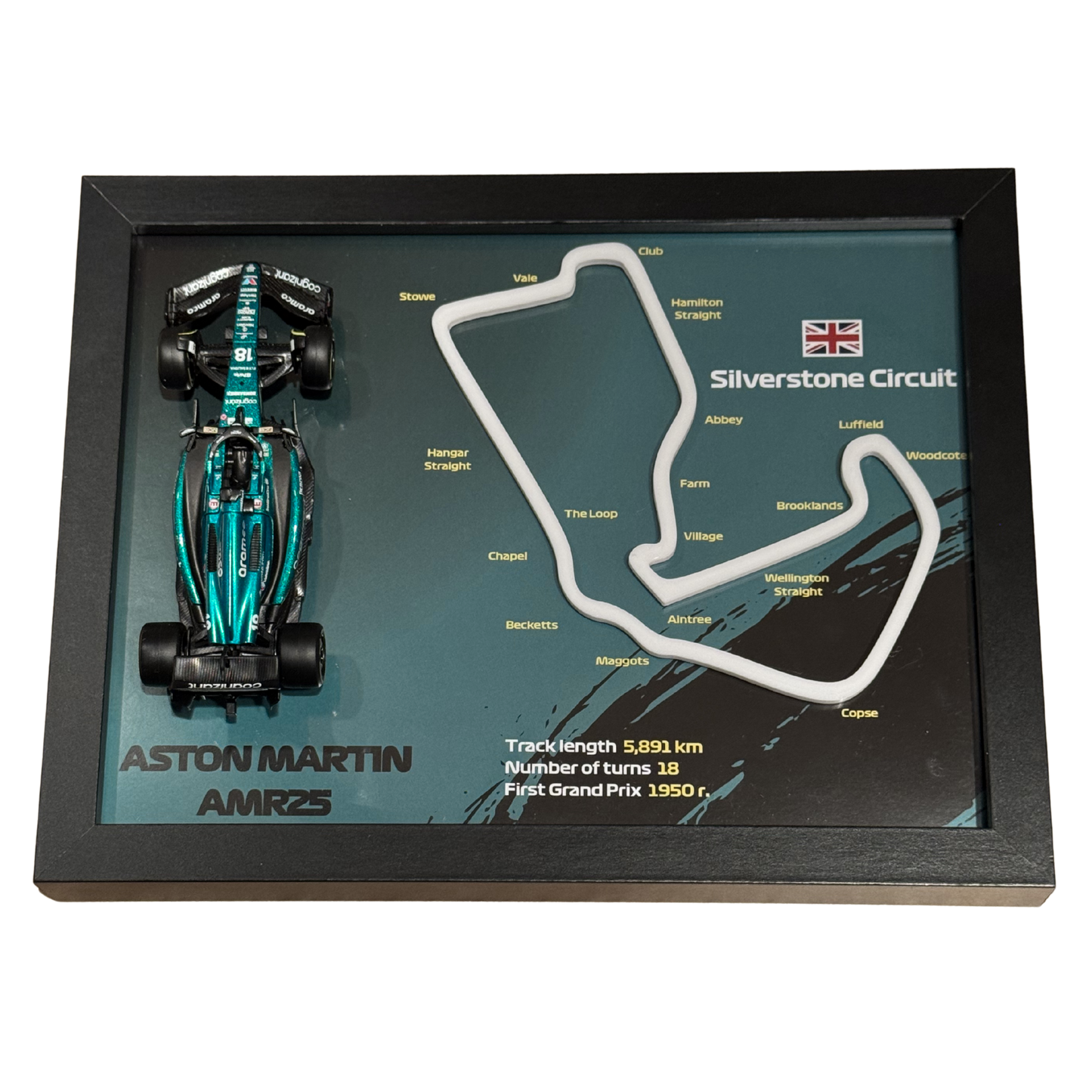 Ramka z Modelem F1 – Twój Zespół i Tor