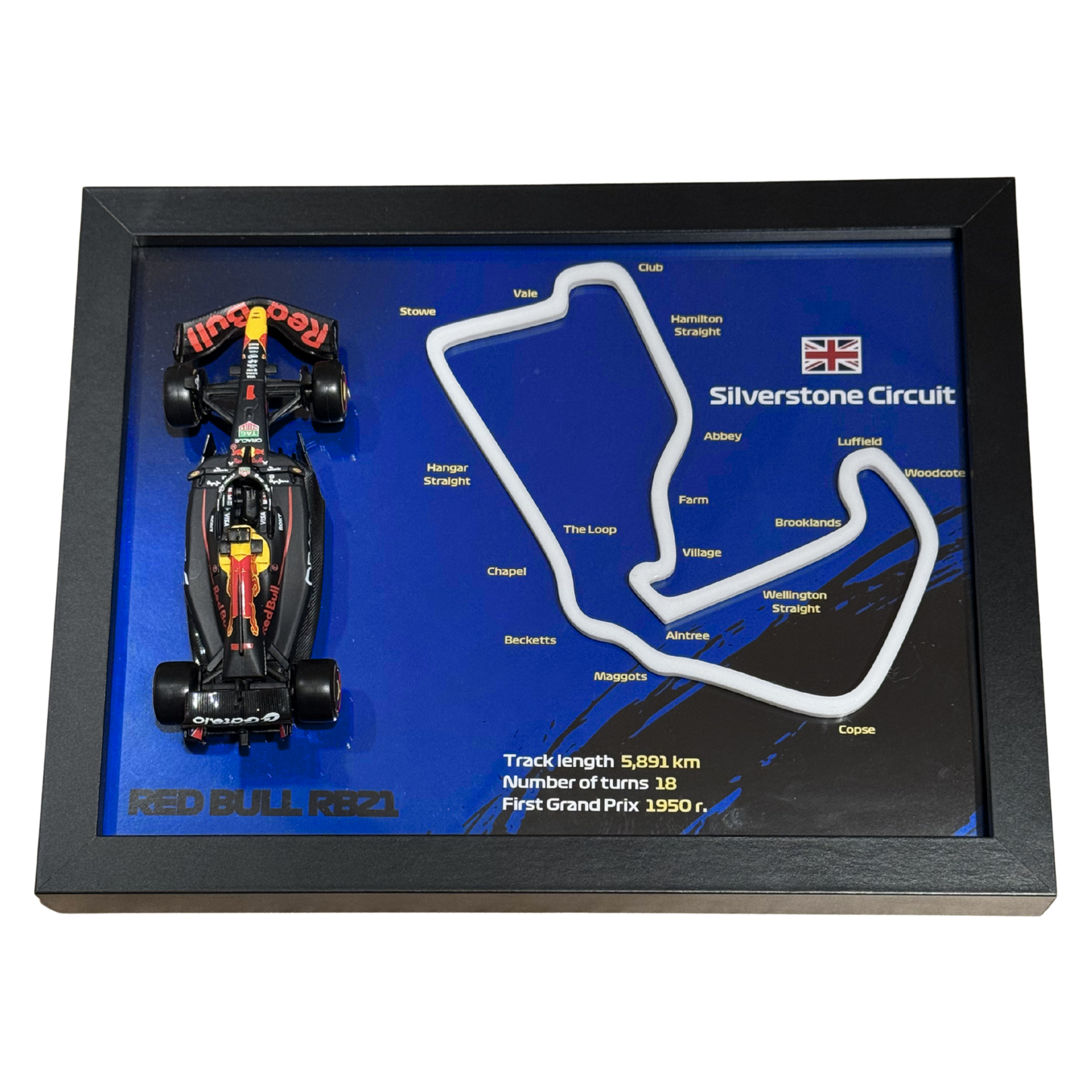 Ramka z Modelem F1 – Twój Zespół i Tor