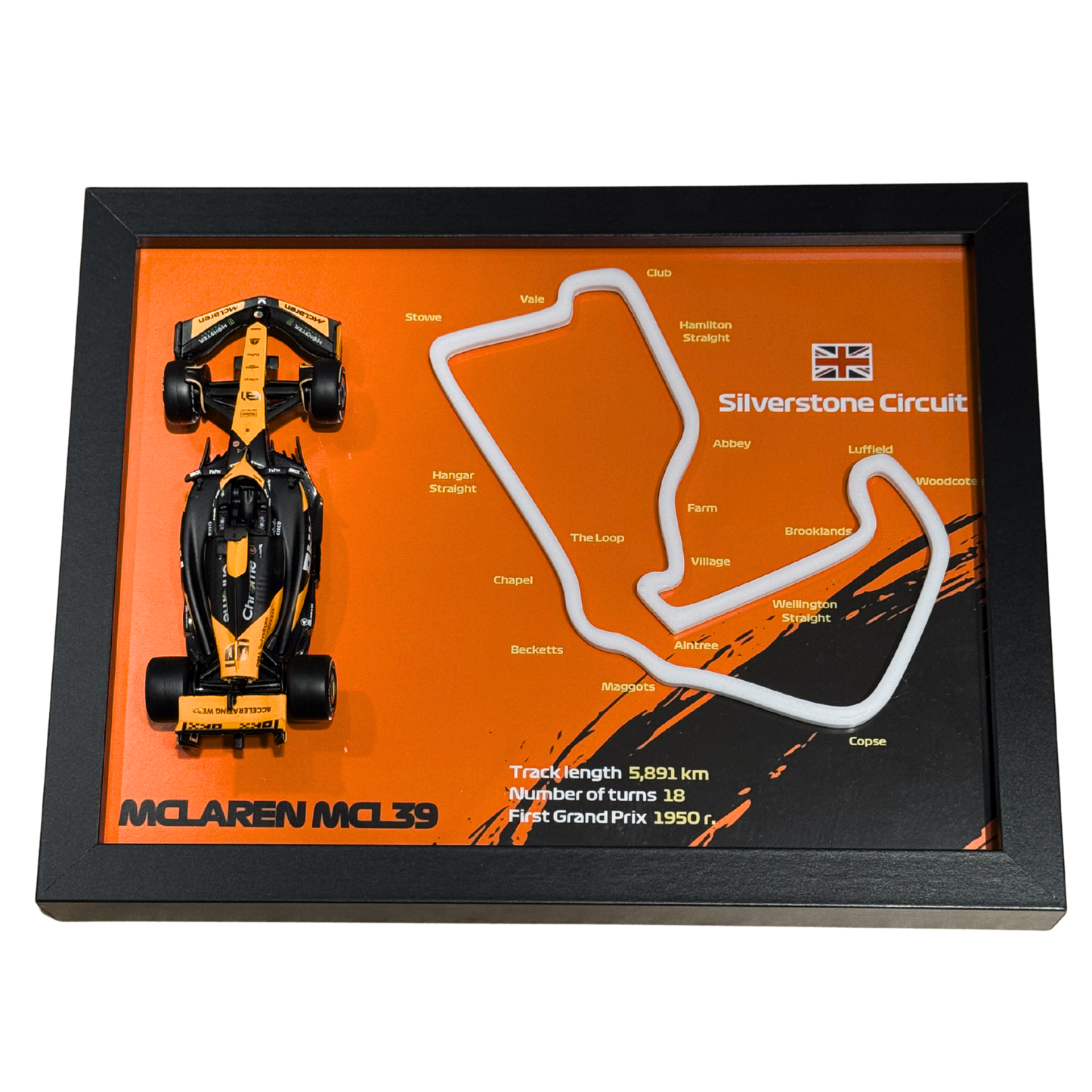 Ramka z Modelem F1 – Twój Zespół i Tor