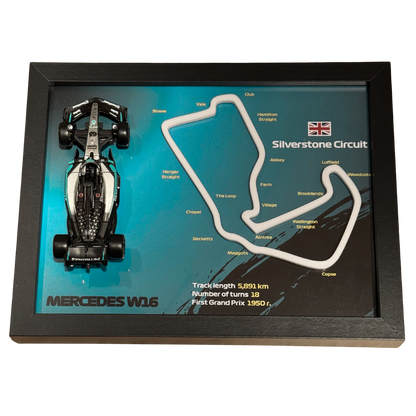 Ramka z Modelem F1 – Twój Zespół i Tor