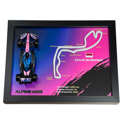 Ramka z Modelem F1 – Twój Zespół i Tor