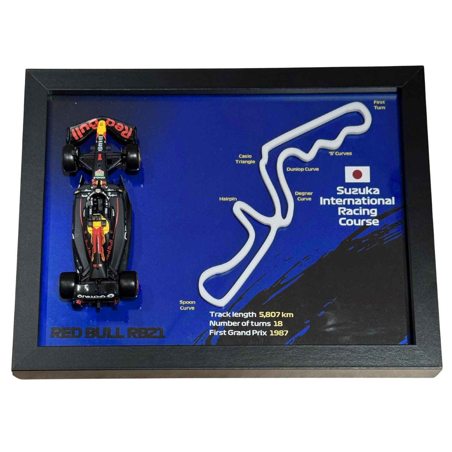 Ramka z Modelem F1 – Twój Zespół i Tor