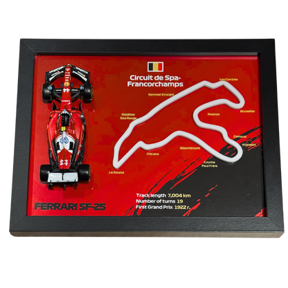 Ramka z Modelem F1 – Twój Zespół i Tor