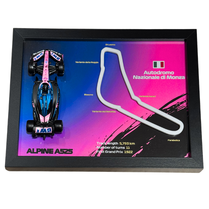 Ramka z Modelem F1 – Twój Zespół i Tor