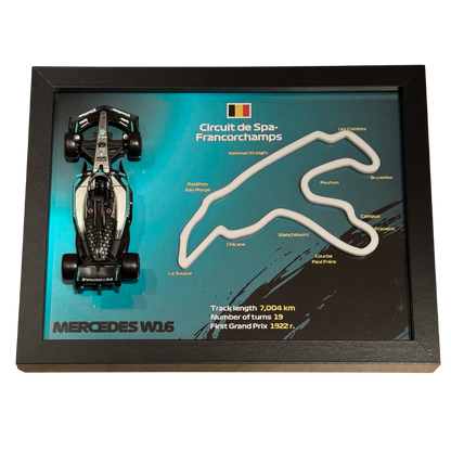 Ramka z Modelem F1 – Twój Zespół i Tor