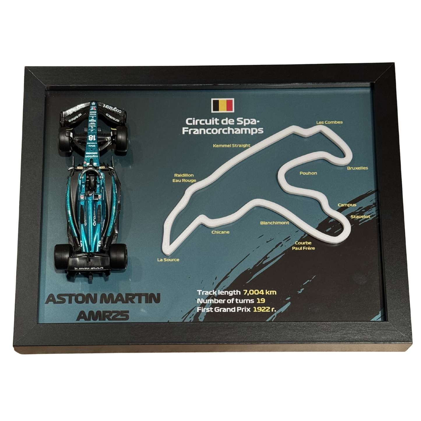 Ramka z Modelem F1 – Twój Zespół i Tor