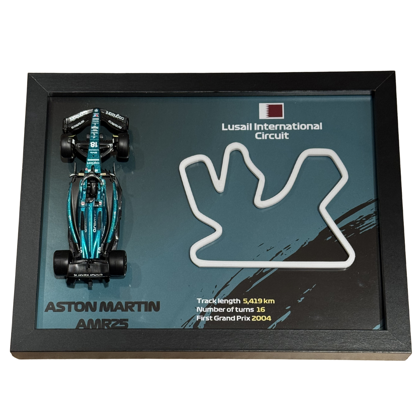 Ramka z Modelem F1 – Twój Zespół i Tor