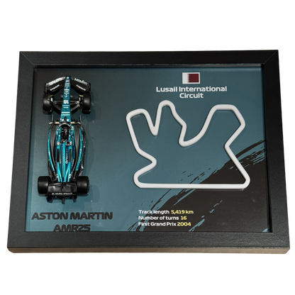 Ramka z Modelem F1 – Twój Zespół i Tor