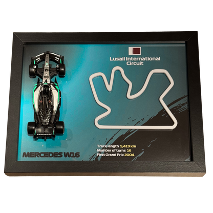 Ramka z Modelem F1 – Twój Zespół i Tor