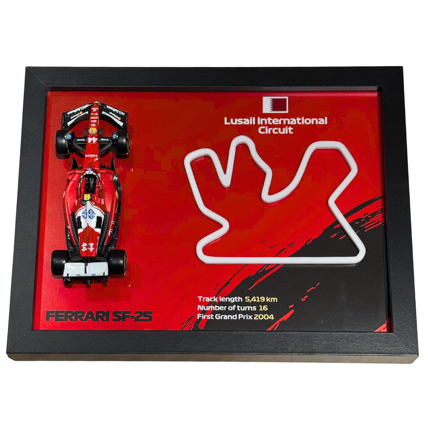 Ramka z Modelem F1 – Twój Zespół i Tor