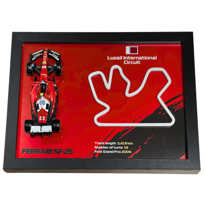 Ramka z Modelem F1 – Twój Zespół i Tor