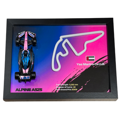 Ramka z Modelem F1 – Twój Zespół i Tor