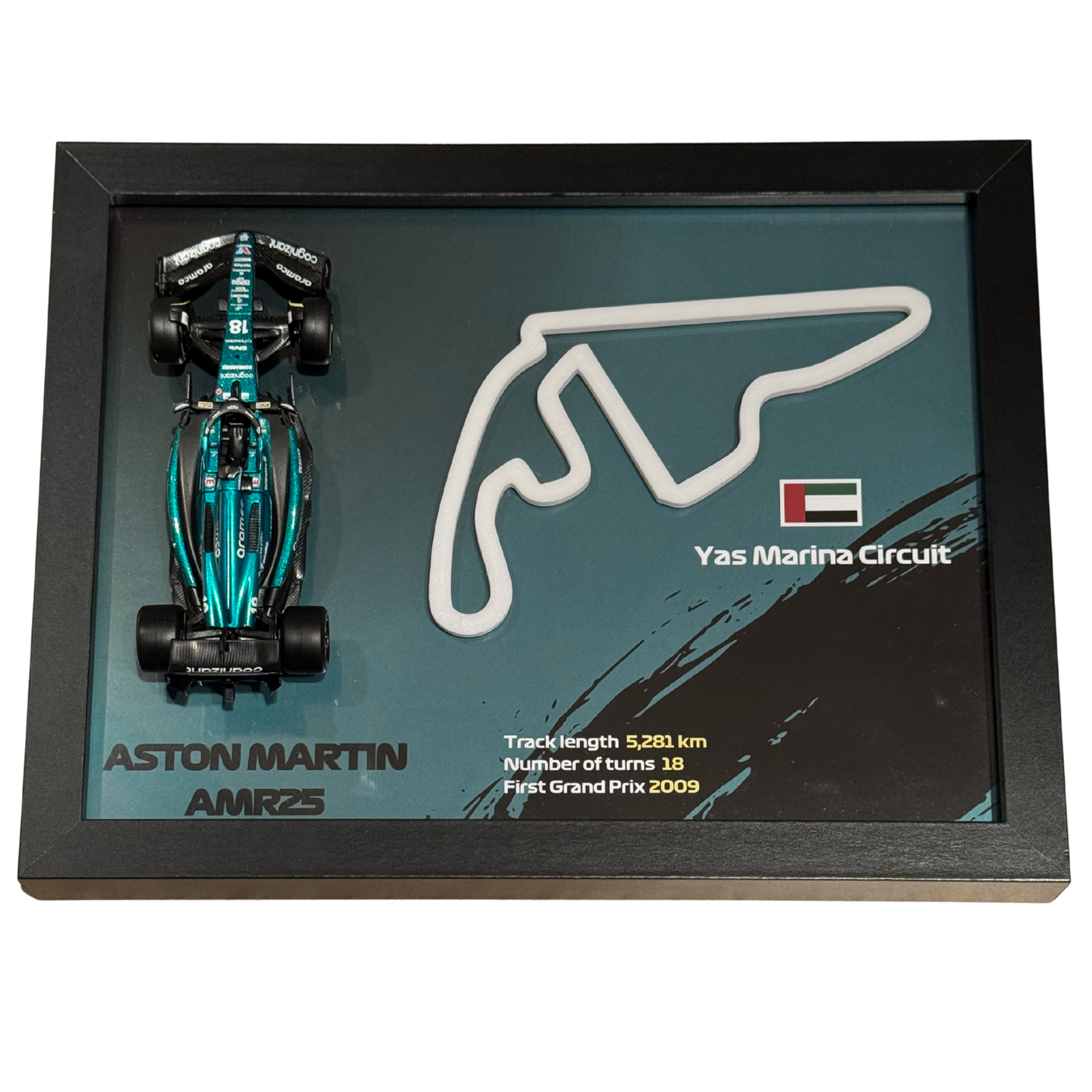 Ramka z Modelem F1 – Twój Zespół i Tor