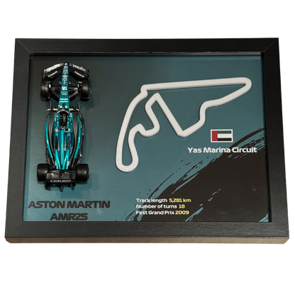 Ramka z Modelem F1 – Twój Zespół i Tor