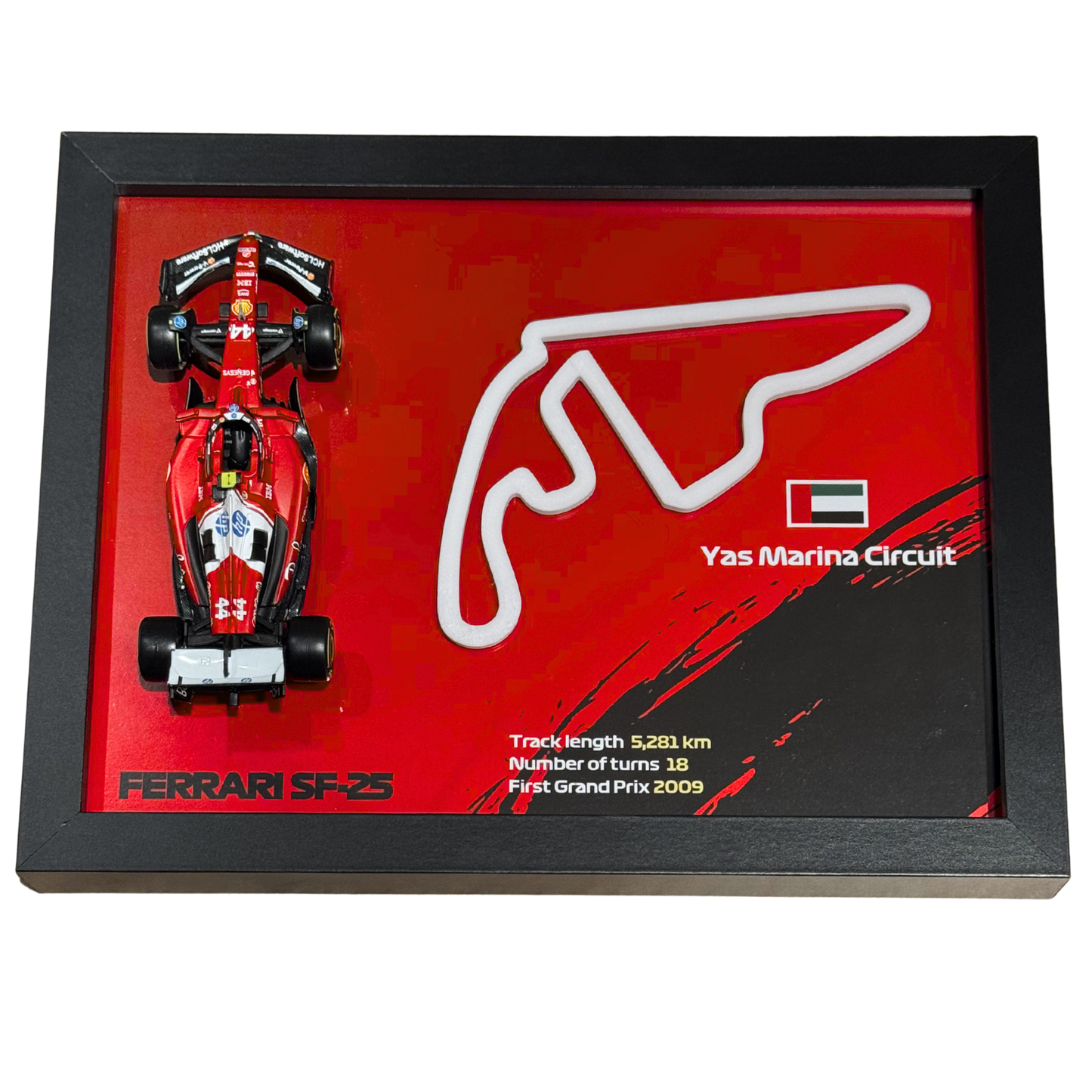 Ramka z Modelem F1 – Twój Zespół i Tor