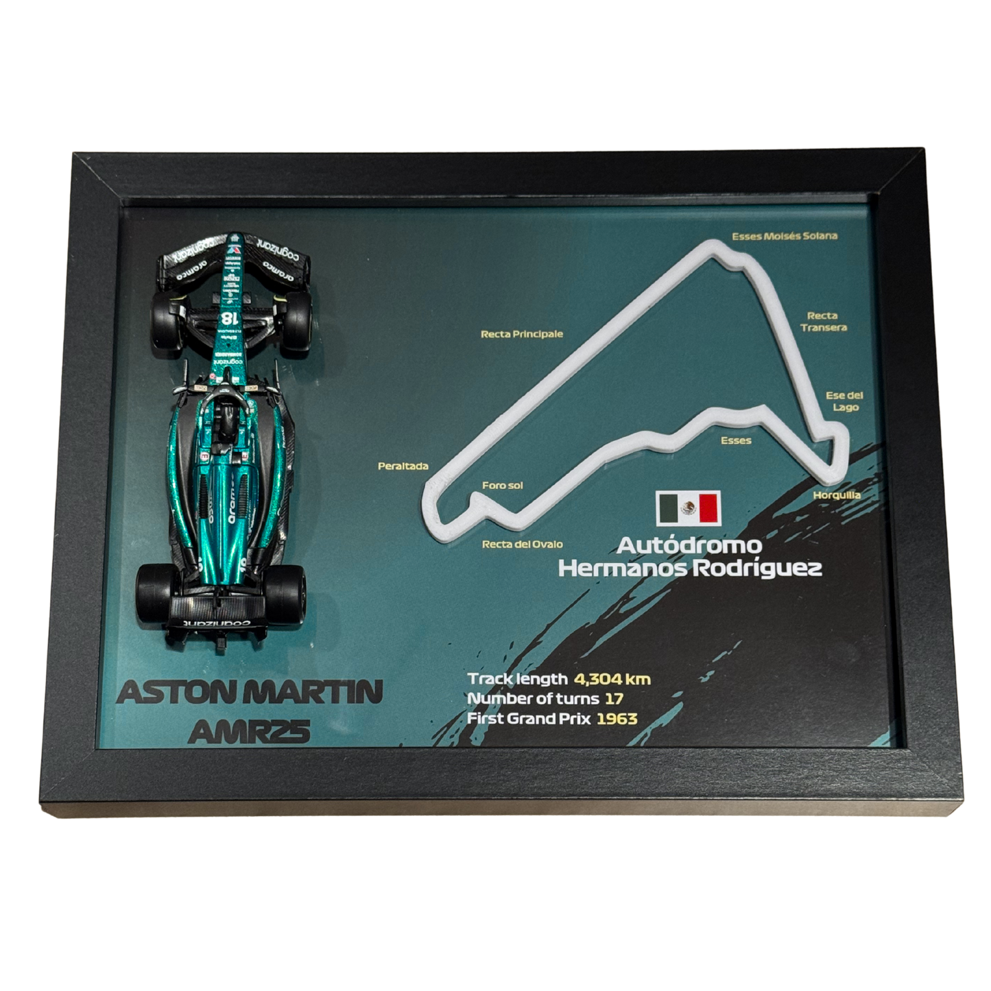 Ramka z Modelem F1 – Twój Zespół i Tor