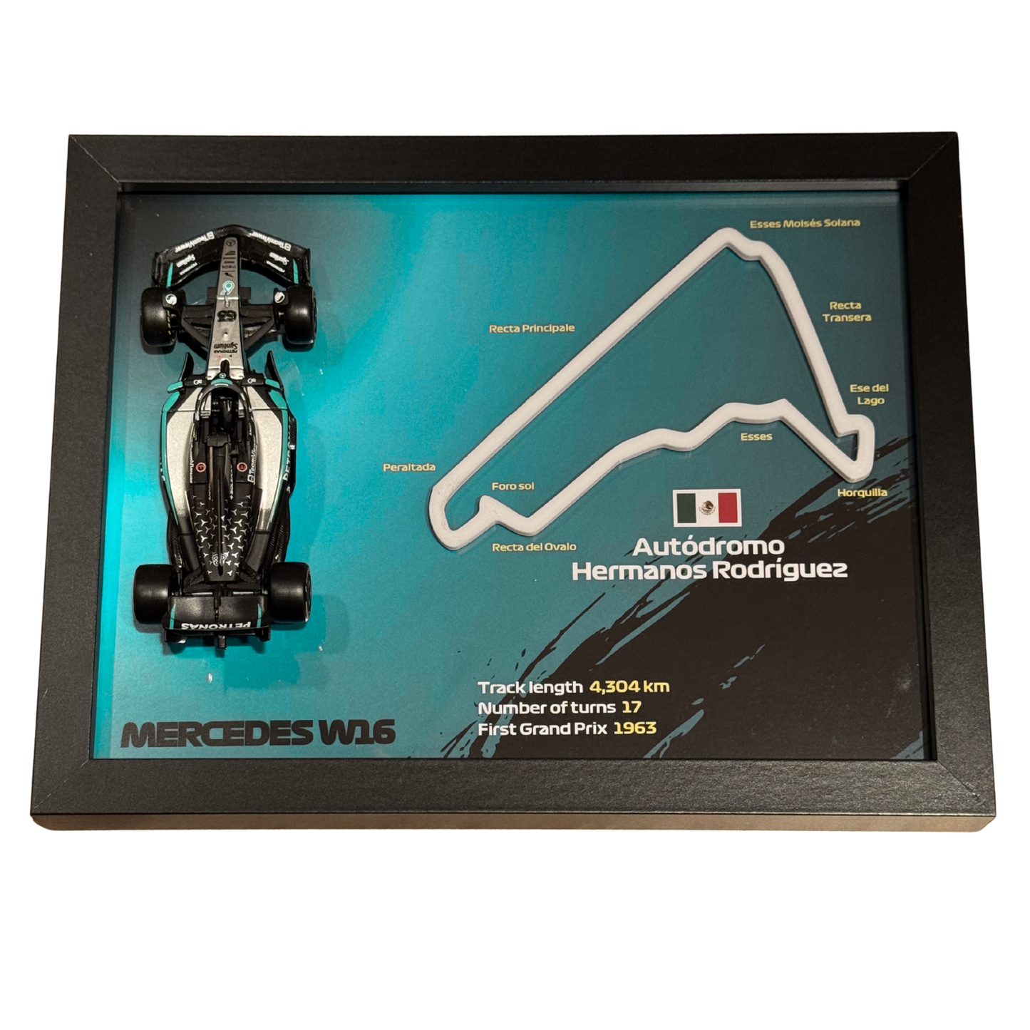 Ramka z Modelem F1 – Twój Zespół i Tor