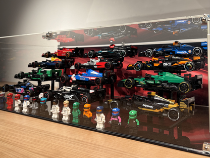 Display case for 12 F1 models