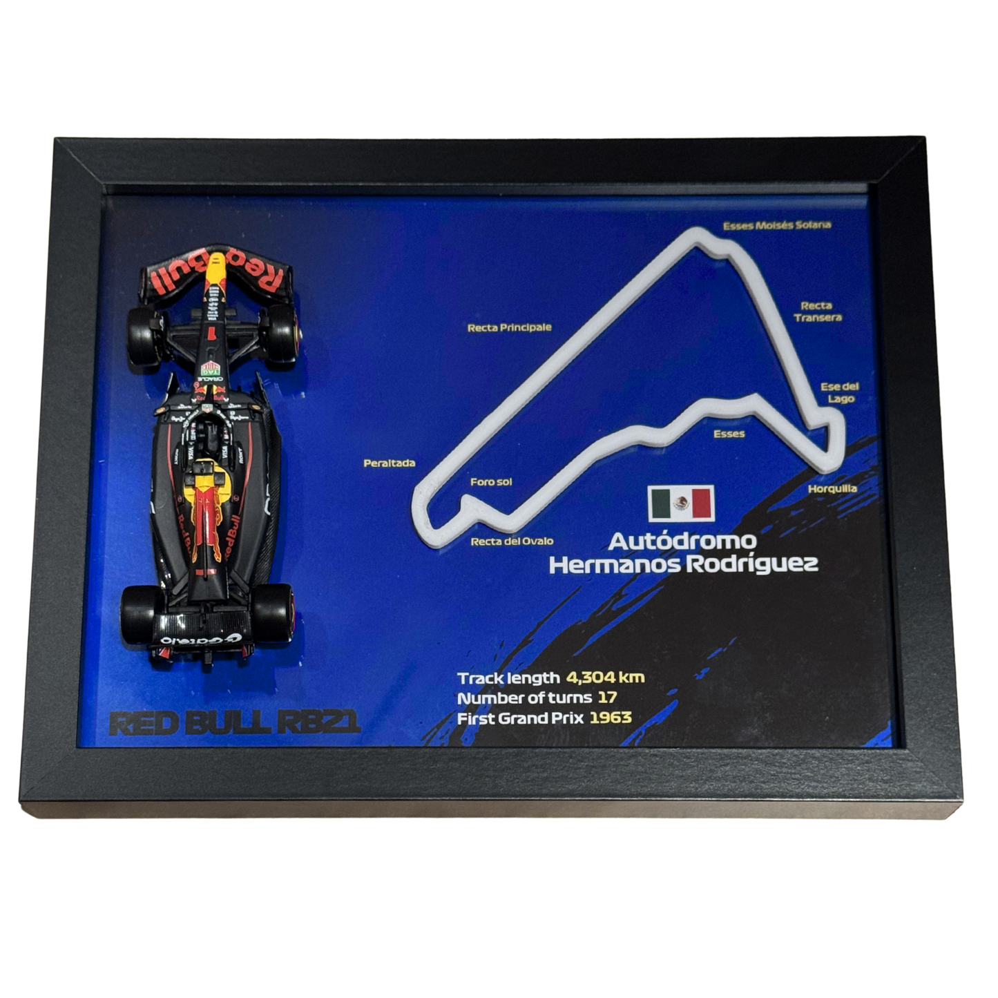 Ramka z Modelem F1 – Twój Zespół i Tor